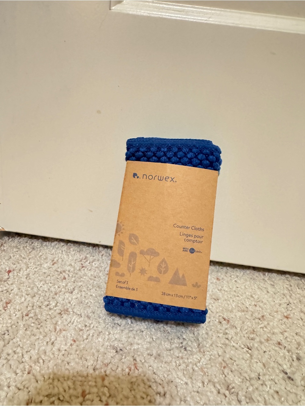 Norwex Navy Blue Counter Cloths - Pack of 3